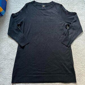 New JM Collection Sparkly Long Sleeve Dress sz L/XL